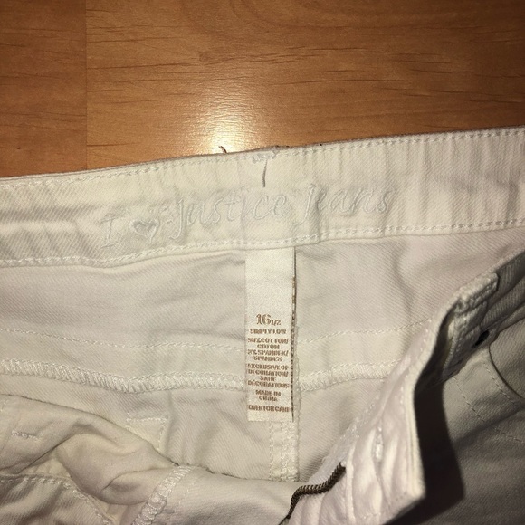 Kids white shorts By Justice - Picture 2 of 3